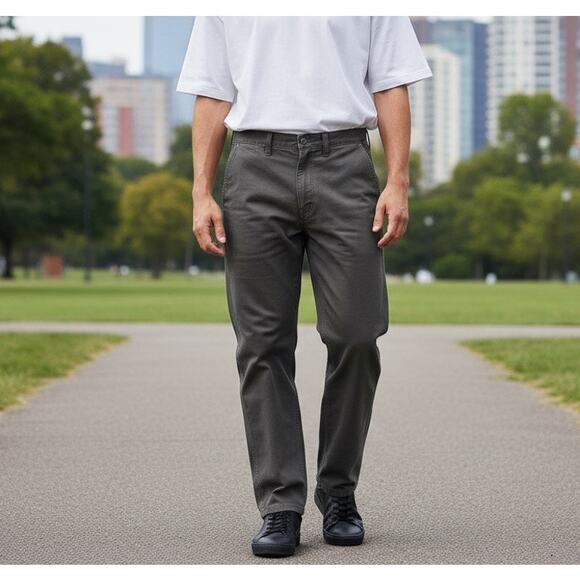 Carhartt Carpenter Work Pants Mens 42 x32 Olive Green Utility Relaxed Fit Cargo - Picture 1 of 10